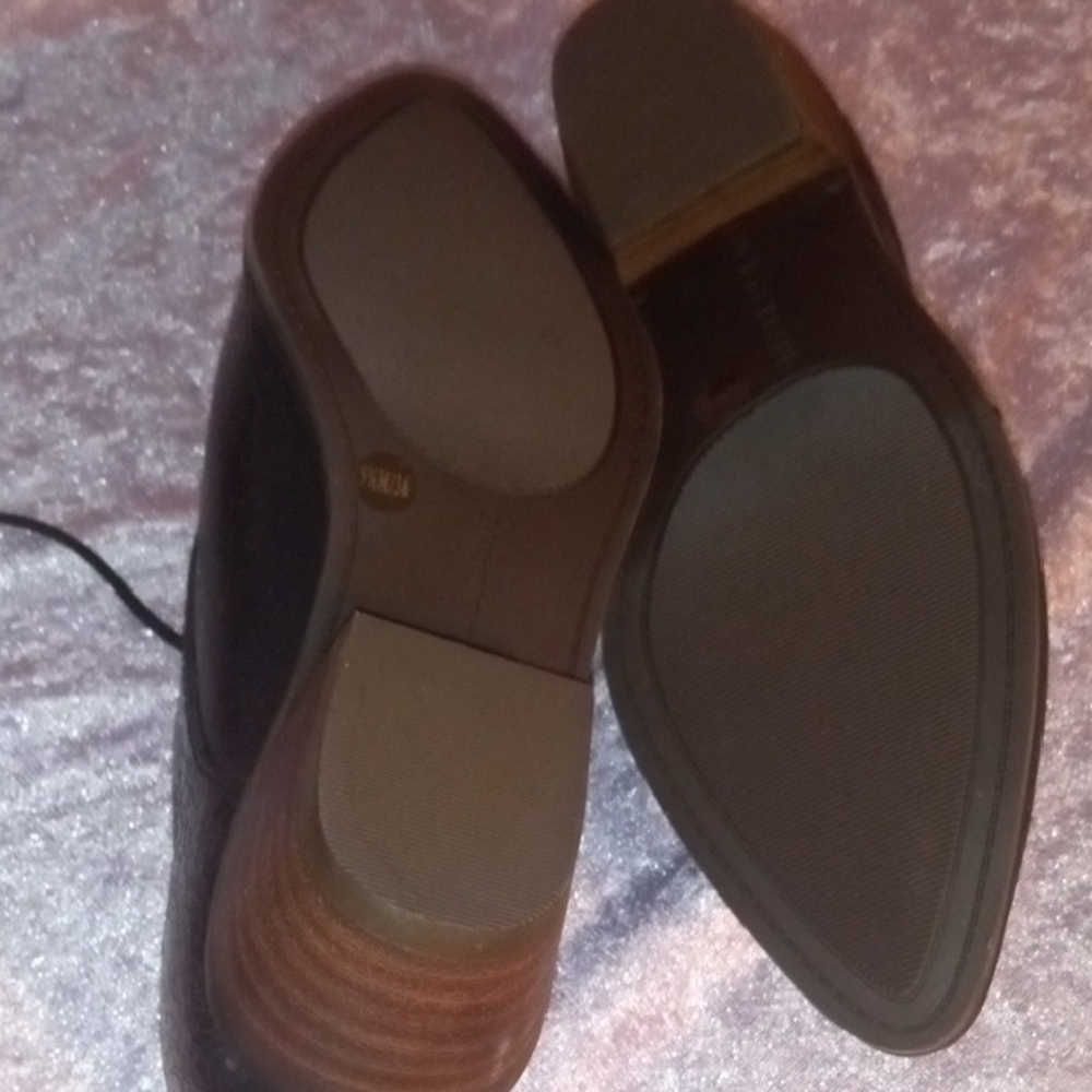 Lucky Brand Black Leather Women's Loafers - Picture 7 of 10